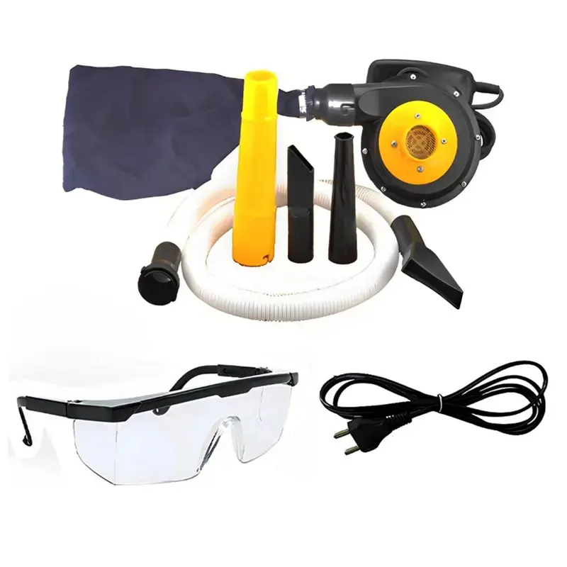 Elmico Vacuum Type Air Blower With Goggle & 12 Feet Wire (EB-6-12FT+GOOGLE) (6 Month Warranty) Limited Time